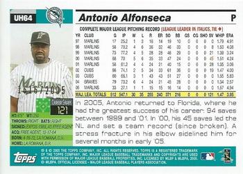 2005 Topps Updates & Highlights - Gold #UH64 Antonio Alfonseca Back