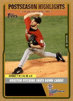 2005 Topps Updates & Highlights - Gold #UH127 Roy Oswalt Front