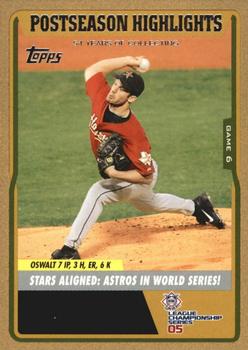 2005 Topps Updates & Highlights - Gold #UH130 Roy Oswalt Front