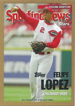 2005 Topps Updates & Highlights - Gold #UH159 Felipe Lopez Front