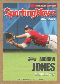 2005 Topps Updates & Highlights - Gold #UH163 Andruw Jones Front
