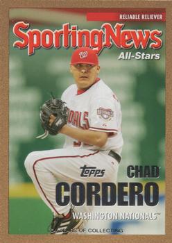 2005 Topps Updates & Highlights - Gold #UH165 Chad Cordero Front