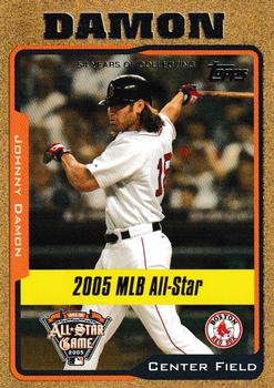 2005 Topps Updates & Highlights - Gold #UH175 Johnny Damon Front
