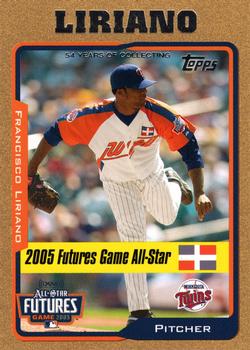 2005 Topps Updates & Highlights - Gold #UH211 Francisco Liriano Front