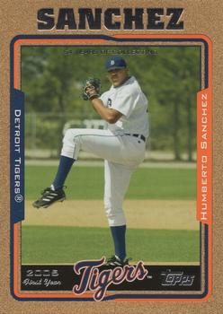 2005 Topps Updates & Highlights - Gold #UH232 Humberto Sanchez Front