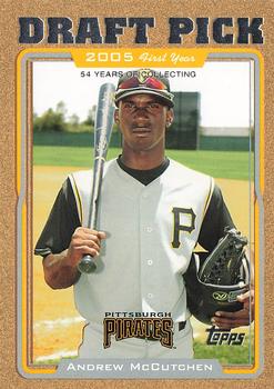2005 Topps Updates & Highlights - Gold #UH329 Andrew McCutchen Front