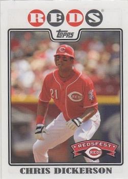 2008 Topps Redsfest #4 Chris Dickerson Front