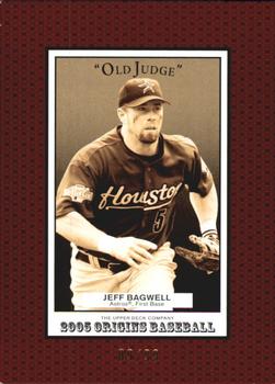2005 UD Origins - Old Judge Red #45 Jeff Bagwell Front