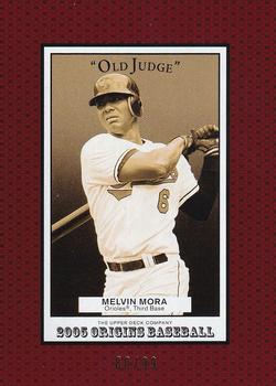 2005 UD Origins - Old Judge Red #86 Melvin Mora Front
