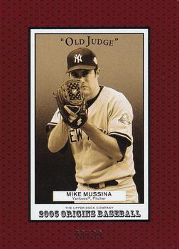 2005 UD Origins - Old Judge Red #93 Mike Mussina Front