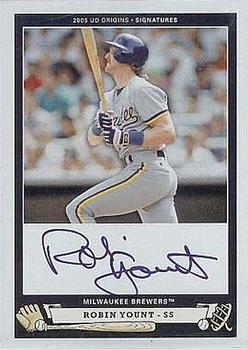 2005 UD Origins - Signatures #RY1 Robin Yount Front