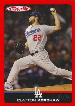 2019 Topps Total - Red #17 Clayton Kershaw Front