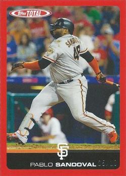 2019 Topps Total - Red #609 Pablo Sandoval Front