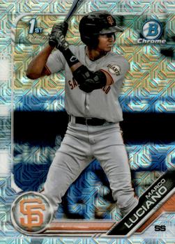2019 Bowman - Chrome Prospects Mojo Refractors #BCP-82 Marco Luciano Front