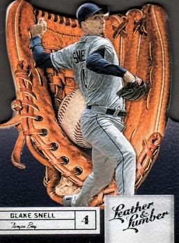 2019 Panini Leather & Lumber - Die Cut #15 Blake Snell Front