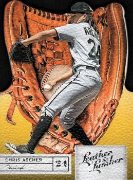 2019 Panini Leather & Lumber - Die Cut #23 Chris Archer Front