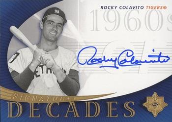 2005 UD Ultimate Signature Edition - Decades #SD-RC1 Rocky Colavito Front