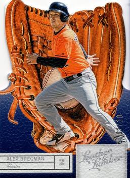 2019 Panini Leather & Lumber - Die Cut Holo Silver #50 Alex Bregman Front