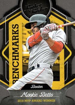 2019 Panini Leather & Lumber - Benchmarks #B-13 Mookie Betts Front