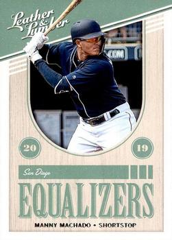 2019 Panini Leather & Lumber - Equalizers #EQ-18 Manny Machado Front