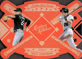 2019 Panini Leather & Lumber - Leather and Lumber #LAL-7 Matt Chapman Front