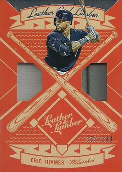 2019 Panini Leather & Lumber - Leather and Lumber Dual Jersey #LLD-ET Eric Thames Front
