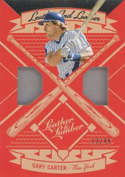 2019 Panini Leather & Lumber - Leather and Lumber Dual Jersey #LLD-GC Gary Carter Front