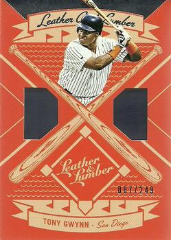 2019 Panini Leather & Lumber - Leather and Lumber Dual Jersey #LLD-TG Tony Gwynn Front