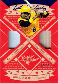 2019 Panini Leather & Lumber - Leather and Lumber Dual Jersey-Bat #LLD-WS Willie Stargell Front