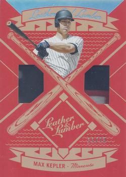 2019 Panini Leather & Lumber - Leather and Lumber Dual Jersey-Glove #LLD-MK Max Kepler Front