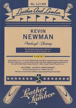 2019 Panini Leather & Lumber - Leather and Lumber Triple Relics-Jerseys #LLT-KN Kevin Newman Back