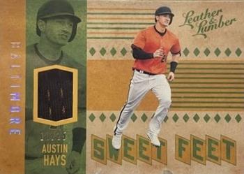 2019 Panini Leather & Lumber - Sweet Feet Holo Silver #SF-AH Austin Hays Front