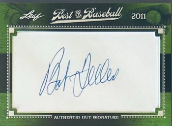 2011 Leaf Best of Baseball Cut Signatures #NNO Bob Feller Front