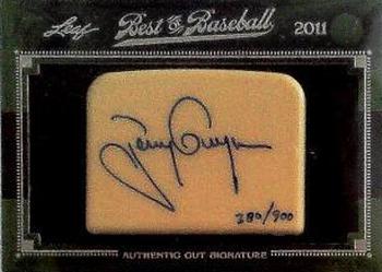 2011 Leaf Best of Baseball Cut Signatures #NNO Tony Gwynn Front