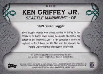 2015 Topps - Factory Set Bonus: Ken Griffey Jr. Medallions #GRIFF-99 Ken Griffey Jr. Back