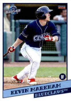 2018 Choice Lakewood BlueClaws #14 Kevin Markham Front