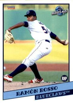 2018 Choice Lakewood BlueClaws #23 Ramon Rosso Front
