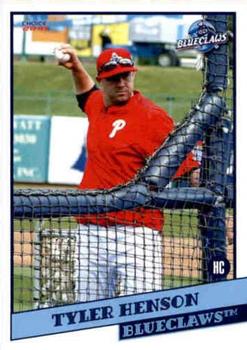 2018 Choice Lakewood BlueClaws #32 Tyler Henson Front