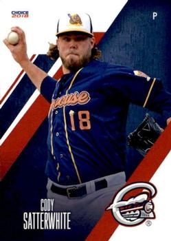 2018 Choice Syracuse Chiefs #22 Cody Satterwhite Front