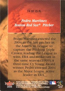 2005 Ultra - Follow the Leader #14FL Pedro Martinez Back