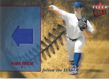 2005 Ultra - Follow the Leader Jersey Red #FLJ-MPR Mark Prior Front