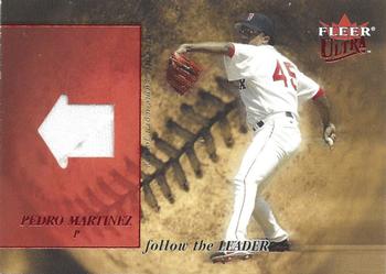2005 Ultra - Follow the Leader Jersey Red #FLJ-PM Pedro Martinez Front