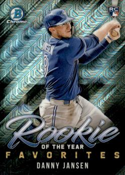 2019 Bowman - Rookie of the Year Favorites Mojo Refractors #ROYF-6 Danny Jansen Front