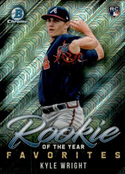 2019 Bowman - Rookie of the Year Favorites Mojo Refractors #ROYF-7 Kyle Wright Front