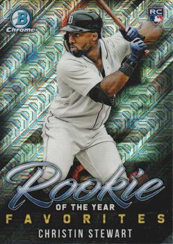 2019 Bowman - Rookie of the Year Favorites Mojo Refractors #ROYF-10 Christin Stewart Front