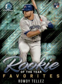 2019 Bowman - Rookie of the Year Favorites Mojo Refractors #ROYF-11 Rowdy Tellez Front