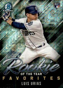 2019 Bowman - Rookie of the Year Favorites Mojo Refractors #ROYF-14 Luis Urias Front