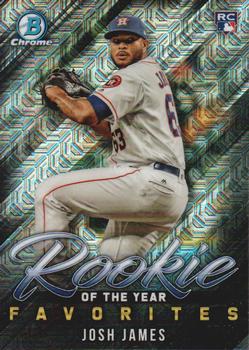 2019 Bowman - Rookie of the Year Favorites Mojo Refractors #ROYF-17 Josh James Front