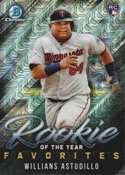 2019 Bowman - Rookie of the Year Favorites Mojo Refractors #ROYF-20 Willians Astudillo Front