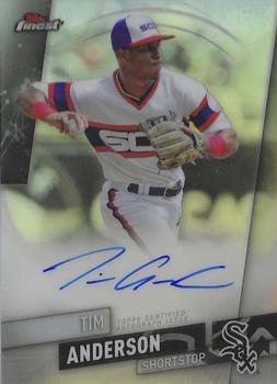 2019 Finest - Finest Autographs #FA-TA Tim Anderson Front